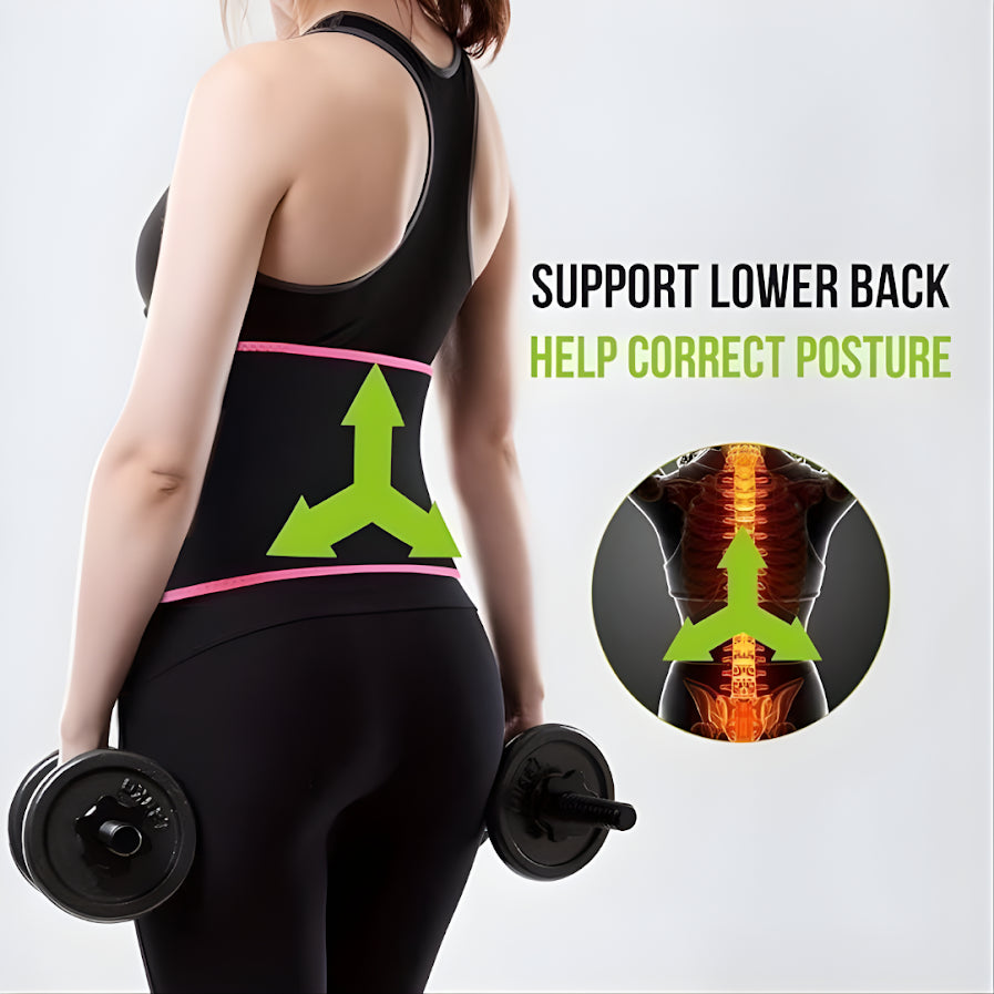 ADJUSTABLE WAIST TRIMMER BELT